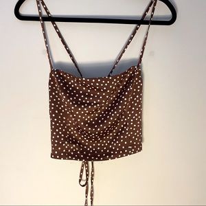Urban outfitters polka dot tank top NWOT